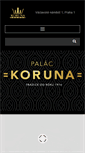 Mobile Screenshot of koruna-palace.cz